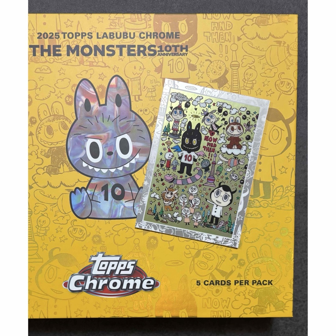 1】Topps Chrome Labubu クローム ラブブ カード トレカの通販 by 2月