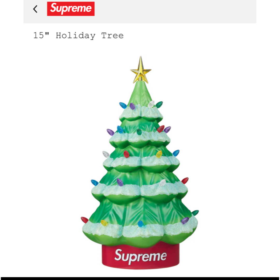 Supreme - supreme 15 Holiday Tree 2025 Xmasの通販 by はなタンク's