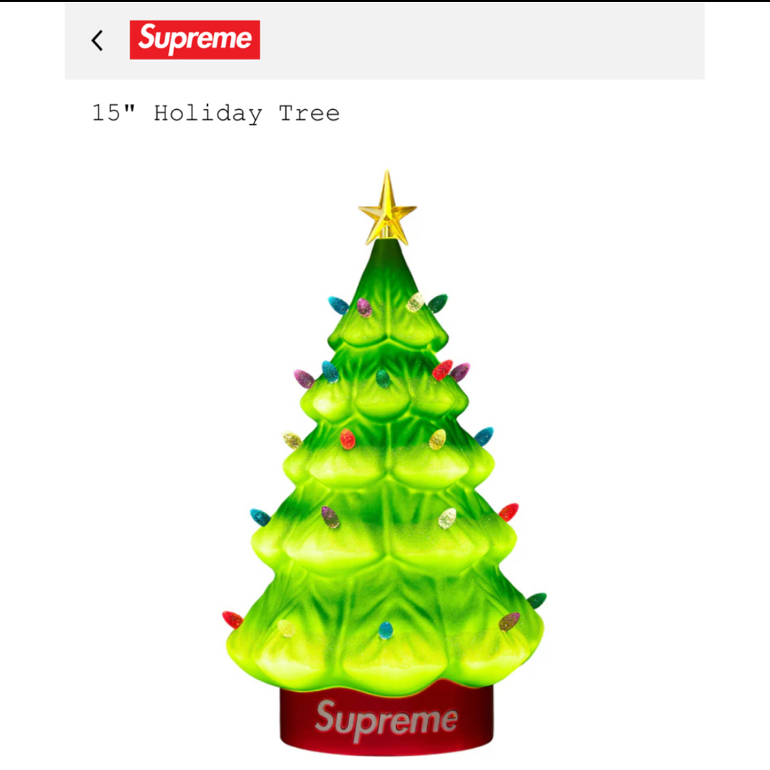Supreme - supreme 15 Holiday Tree 2025 Xmasの通販 by はなタンク's