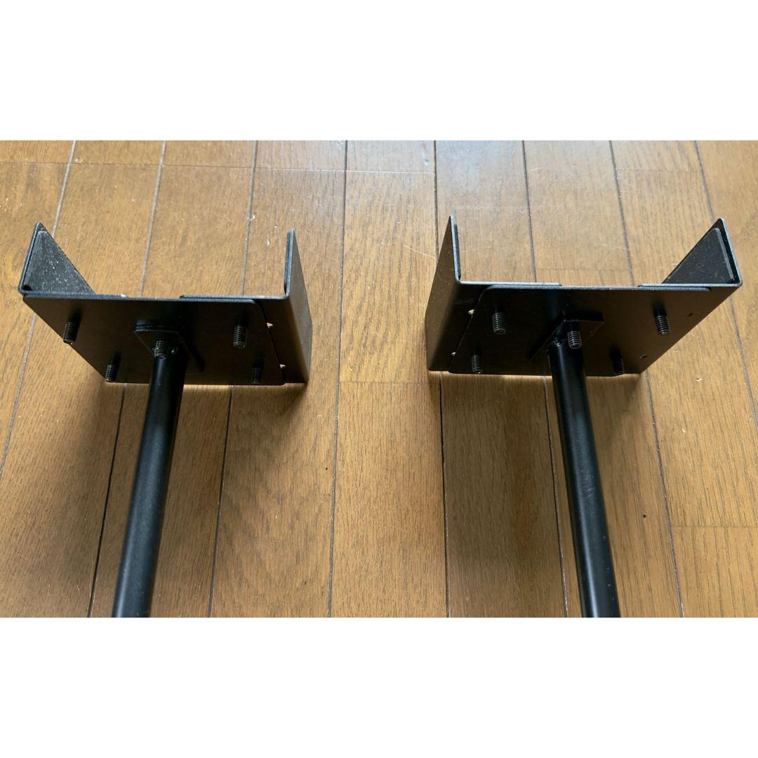 スピーカースタンド 金属製 黒の通販 by 狸山商店 プロフ必見！｜ラクマ