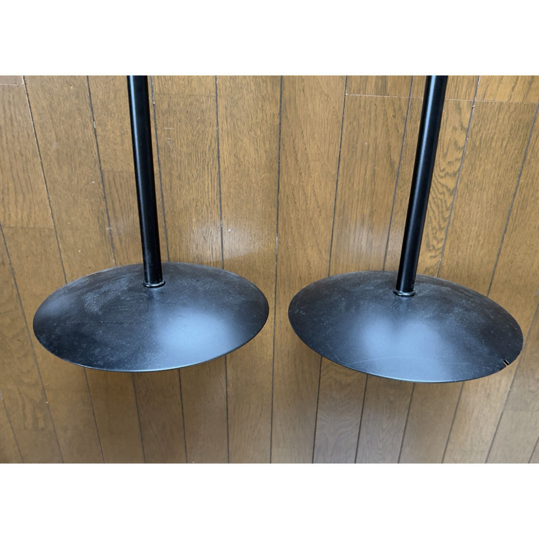 スピーカースタンド 金属製 黒の通販 by 狸山商店 プロフ必見！｜ラクマ