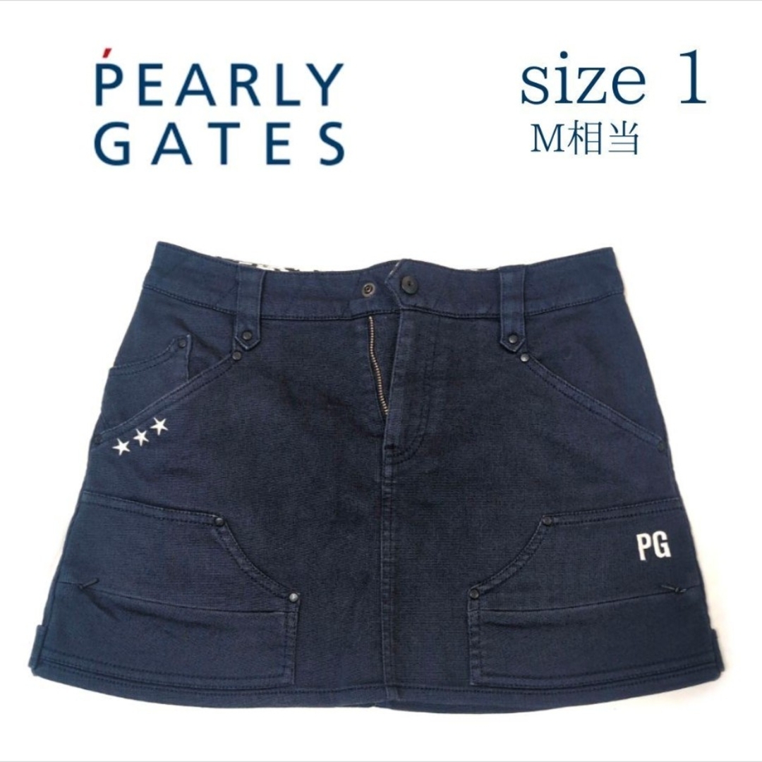 PEARLY GATES - PEARLY GATES パーリーゲイツ ゴルフ スカート ミニ