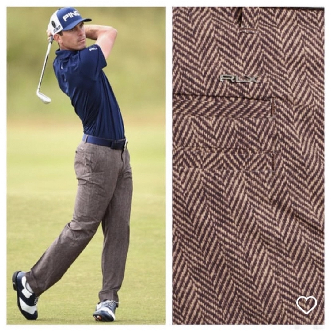 RLX（RalphLauren） - 入手困難【RLX GOLF】HERRINGBONE WOOL PANTSの