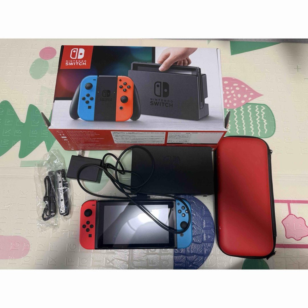 Nintendo Switch - Nintendo Switch 本体 青/赤【初期化済】の通販 by