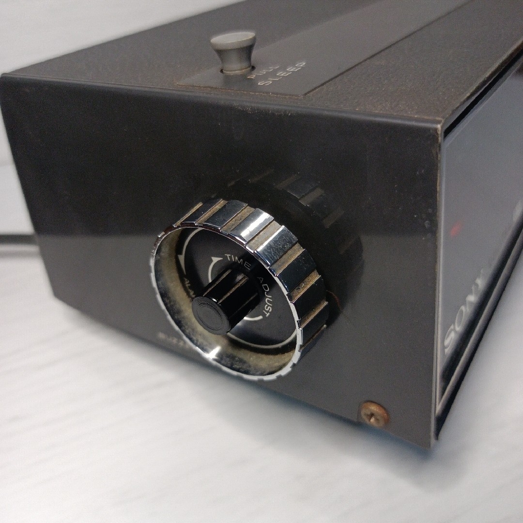SONY - 激レア 廃盤品 昭和レトロ SONYパタパタ時計 ラジオ付 動作品の