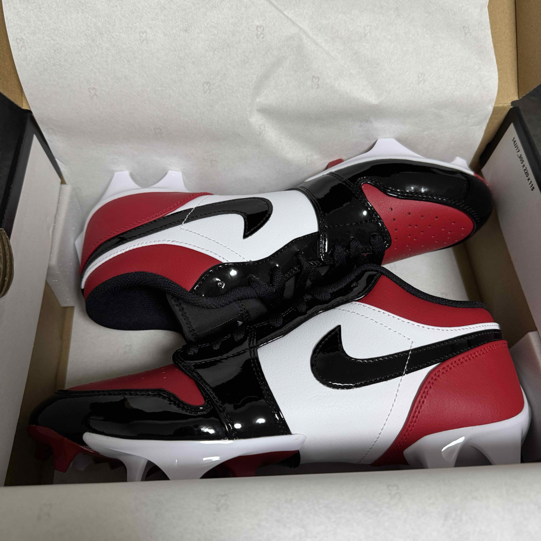 NIKE - NIKE jordan low アメフト フットボール スパイク 赤