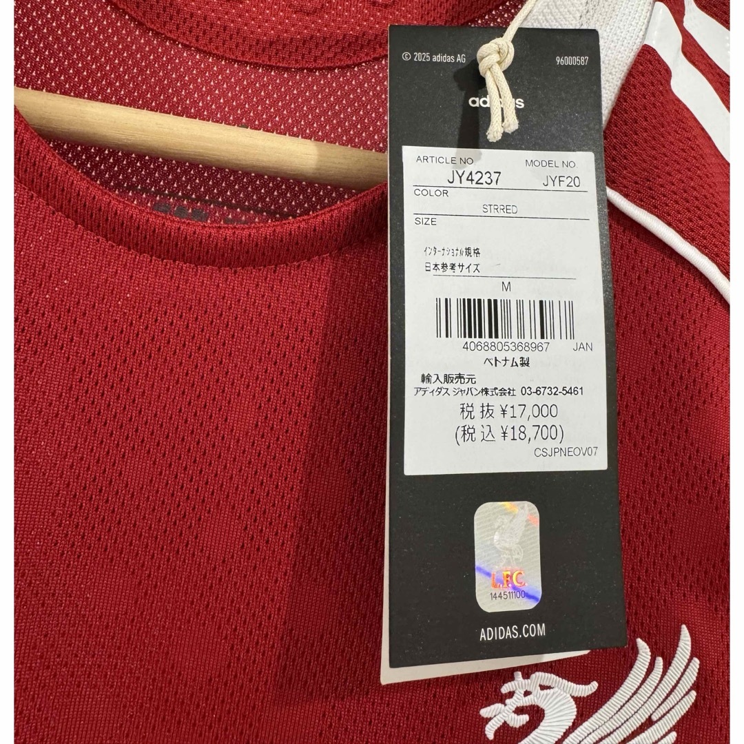 adidas - 【新品未使用品】リバプール オーセンティックユニフォームM