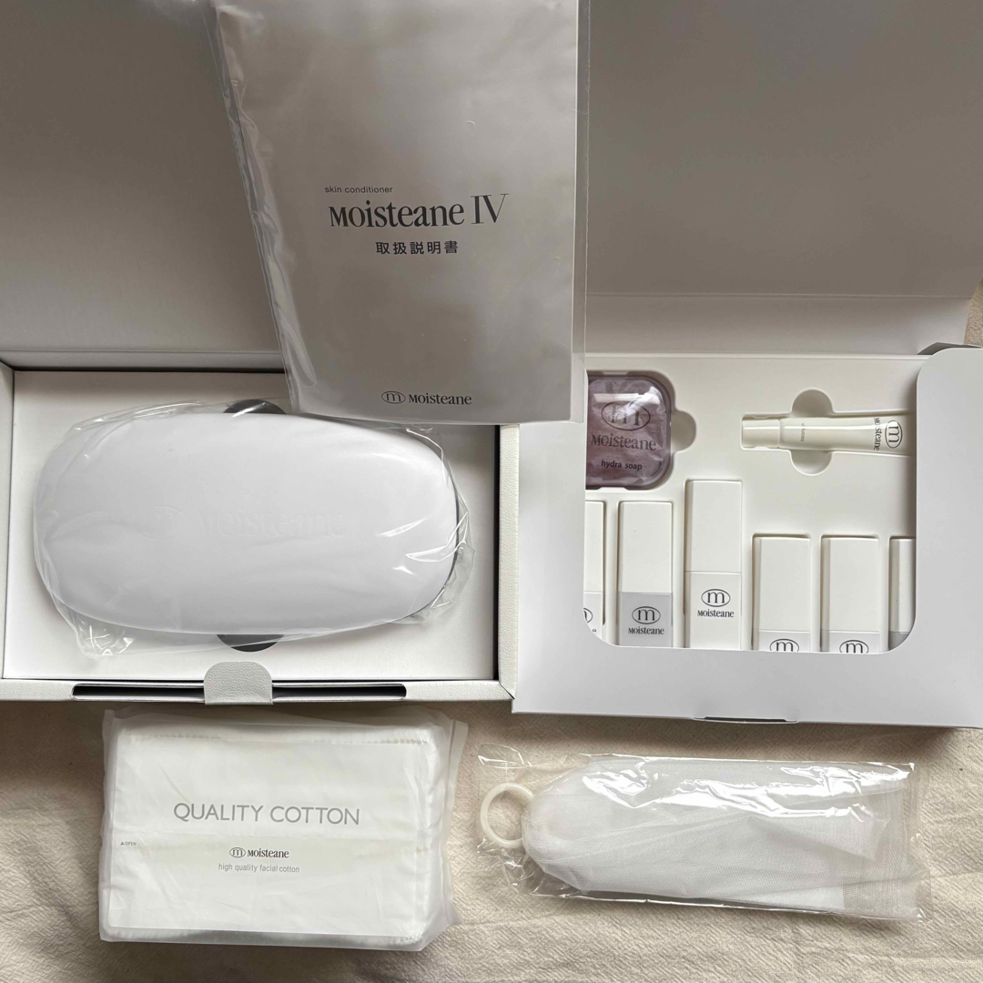 モイスティーヌⅣ➕トライアルキット➕コットン➕泡立てネット