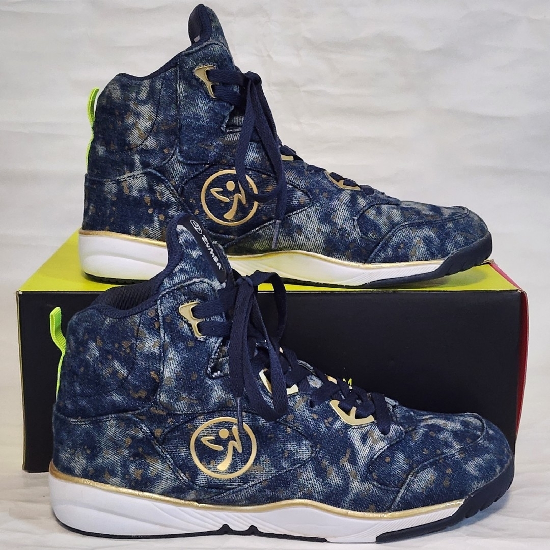 Zumba - ZUMBA Energy Boom US10 デニム ダンスシューズ 27 ②の通販