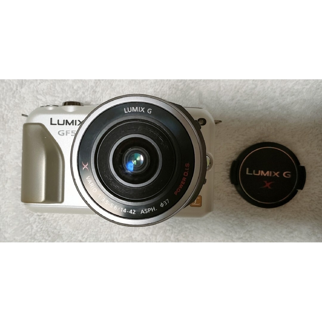 Panasonic - Pnasonic パナソニック LUMIX DMC-GF5X-W バッテリー2個の