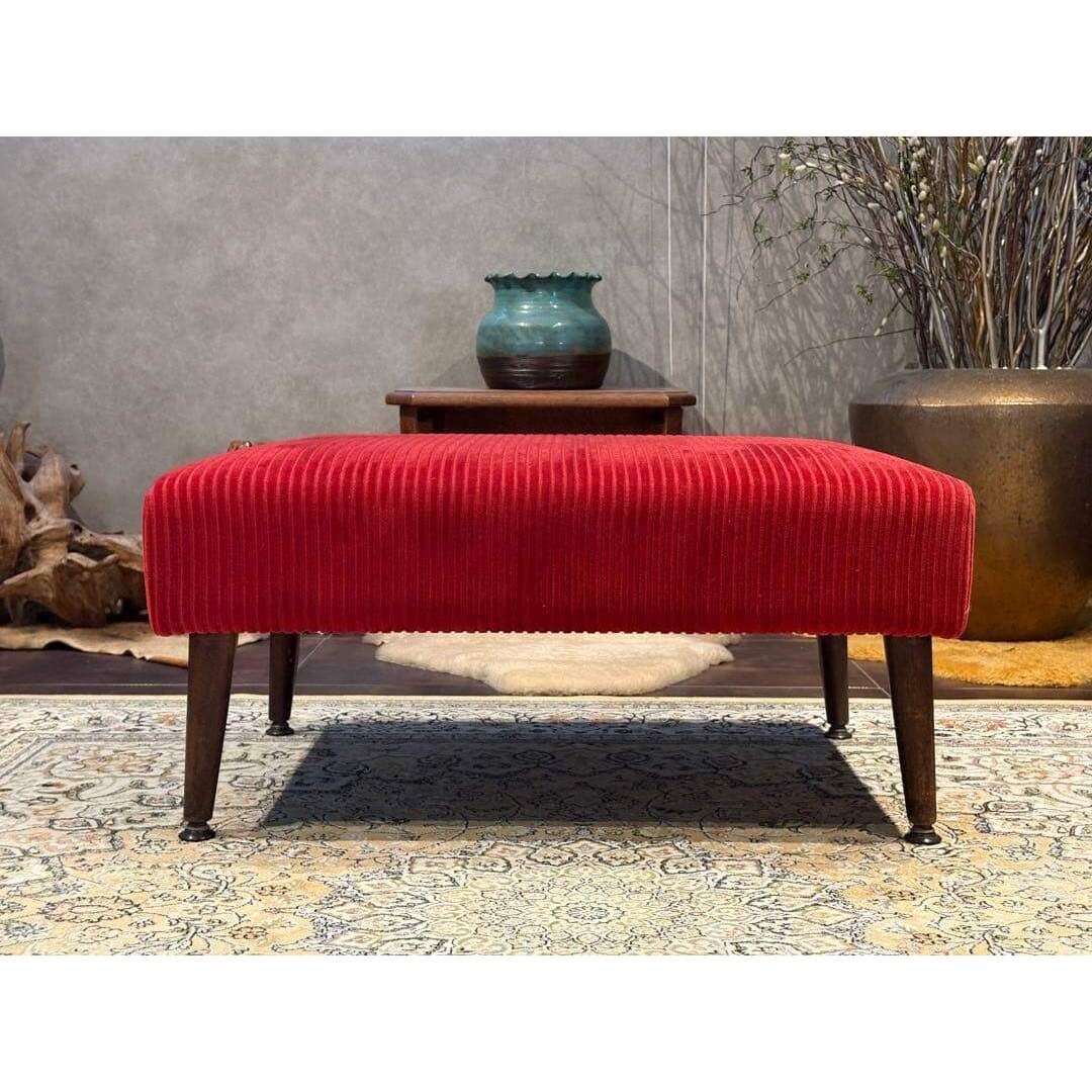 コーデュロイ 2人掛けソファ 2Pソファ オットマン アンティーク nYの