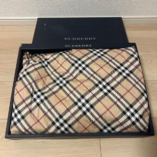 BURBERRY - 未使用 バーバリー タオルケット 水色 綿100% 140㎝×190