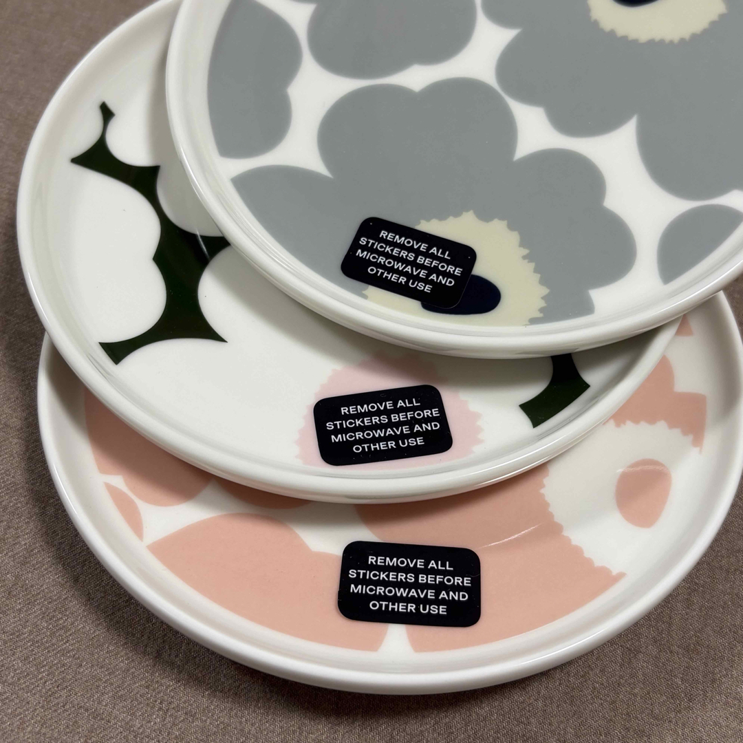 marimekko - マリメッコ【marimekko】 plate 13.5 cmプレート3枚