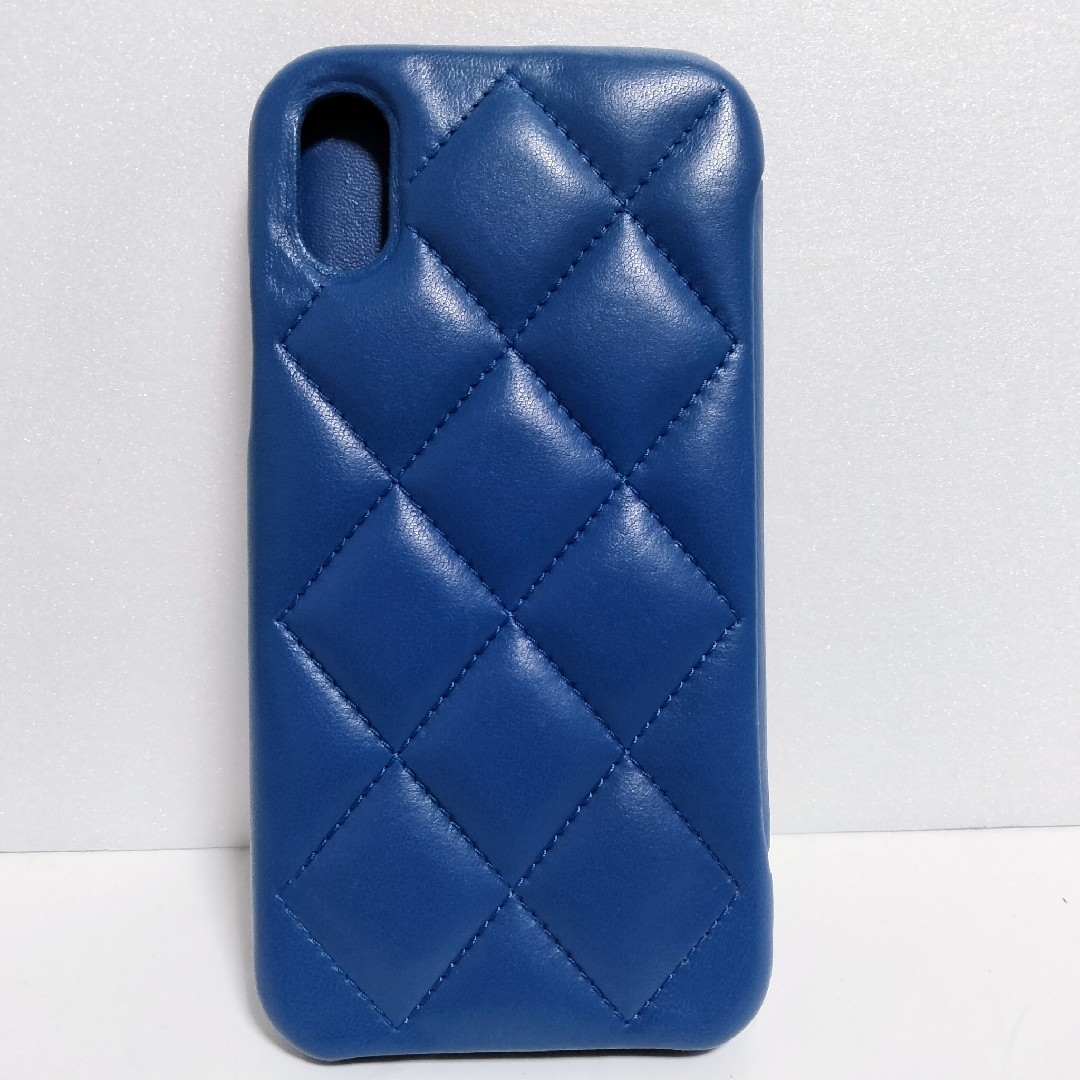 CHANEL - 【CHANEL】シャネル マトラッセ iPhone X.XS ケース ブルーの