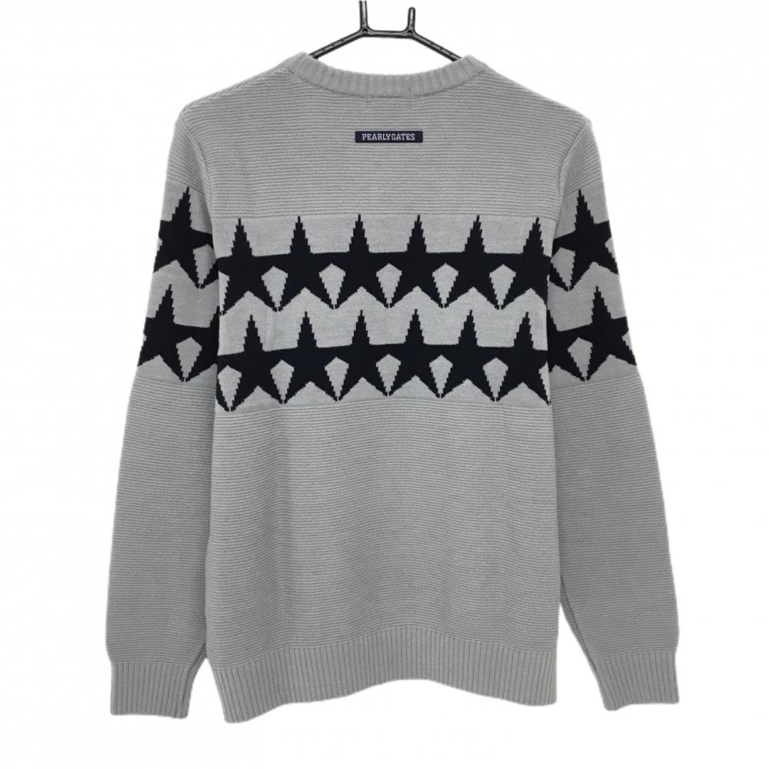 PEARLY GATES - 【新品】パーリーゲイツ セーター グレー×ネイビー