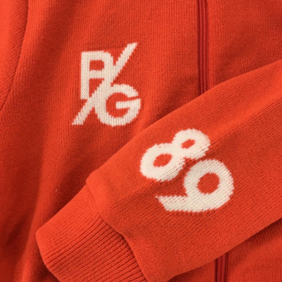 PEARLY GATES - 【新品】パーリーゲイツ ニットジャケット オレンジ×白