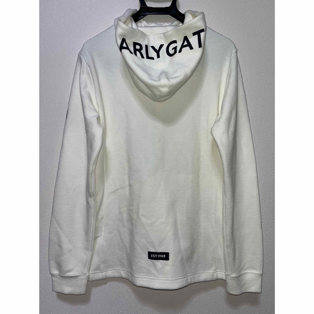PEARLY GATES - パーリーゲイツ ホワイト 白 パーカー ニット ロゴ
