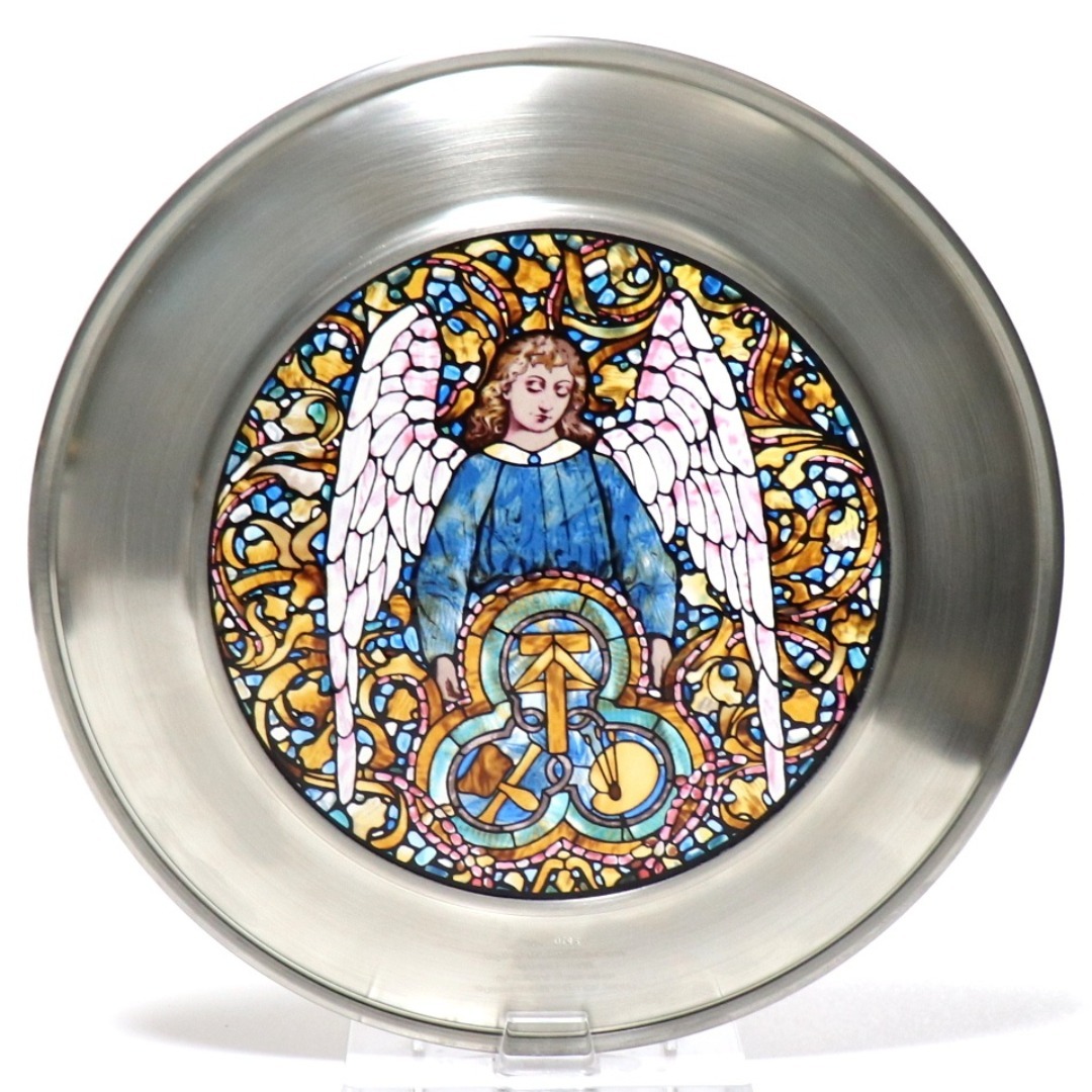 ルイス・ティファニー ヴィンテージ ステンドグラス 芸術の天使