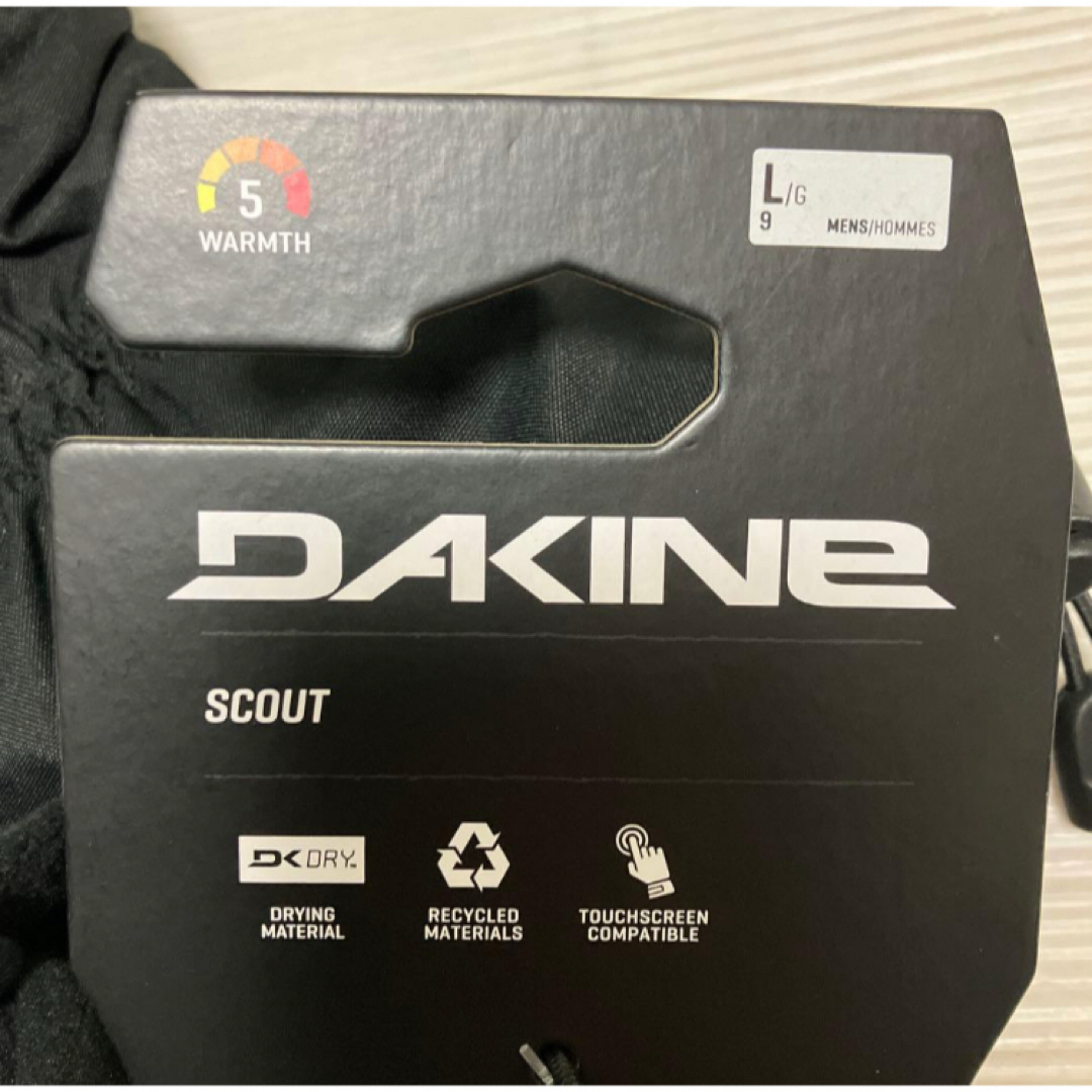 Dakine - 送料無料 新品 DAKINE SCOUT 5本指 スノーグローブ L BLKの