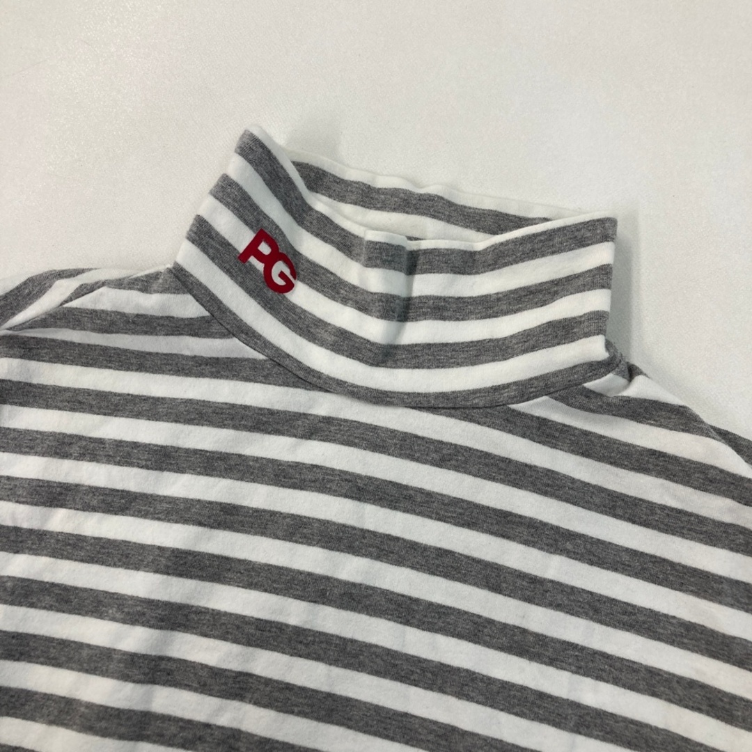 サイズ：0 PEARLY GATES パーリーゲイツ ハイネック 長袖Tシャツ