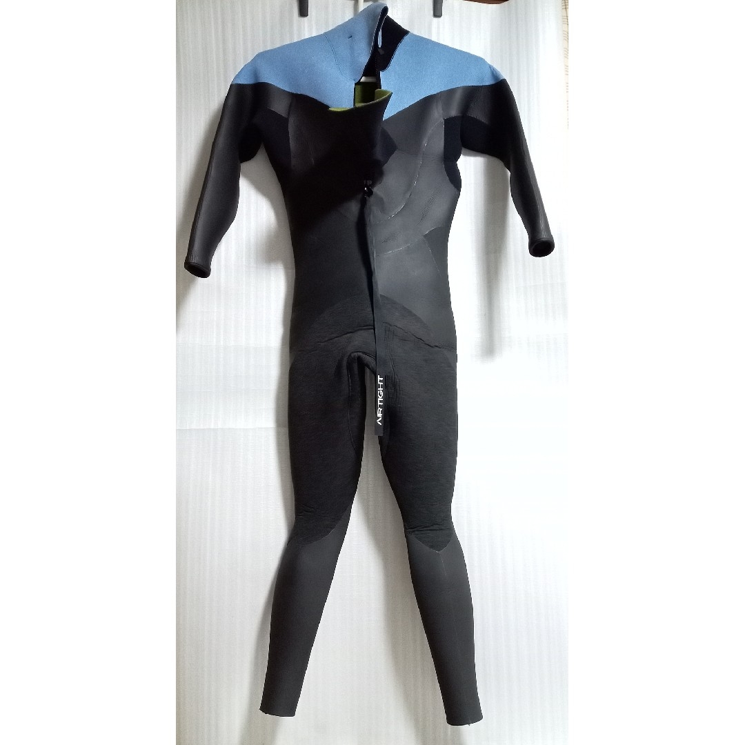 ウェットスーツ 5ミリ エアタイト 冬 ウィンター 黒 水色 ラバー