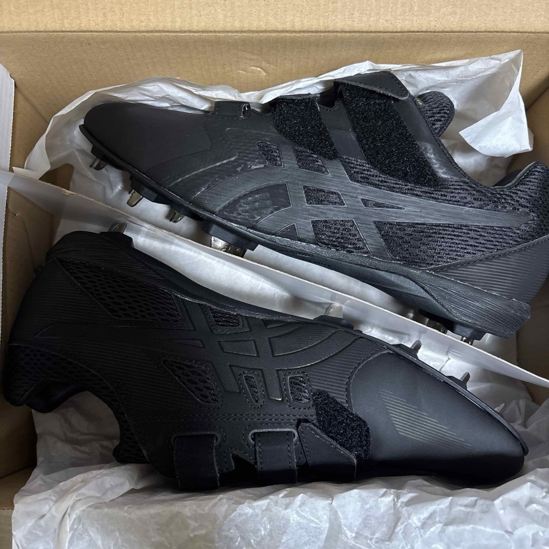 asics - 新品 アシックス 野球 スパイク ゴールドステージMG ブラック