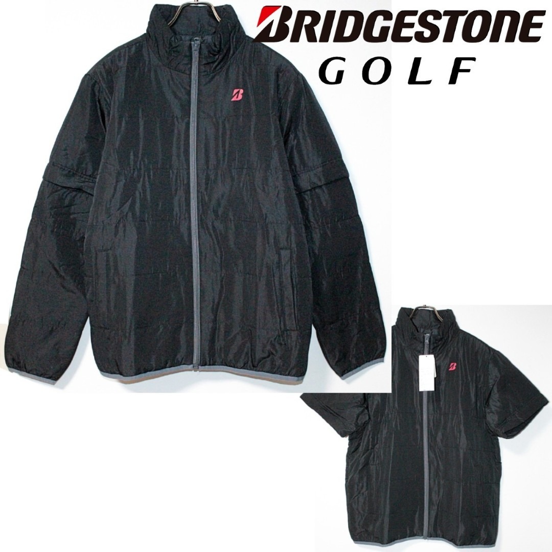 BRIDGESTONE - 未使用 ブリヂストンゴルフ 長袖半袖 2WAY 中綿ブルゾン