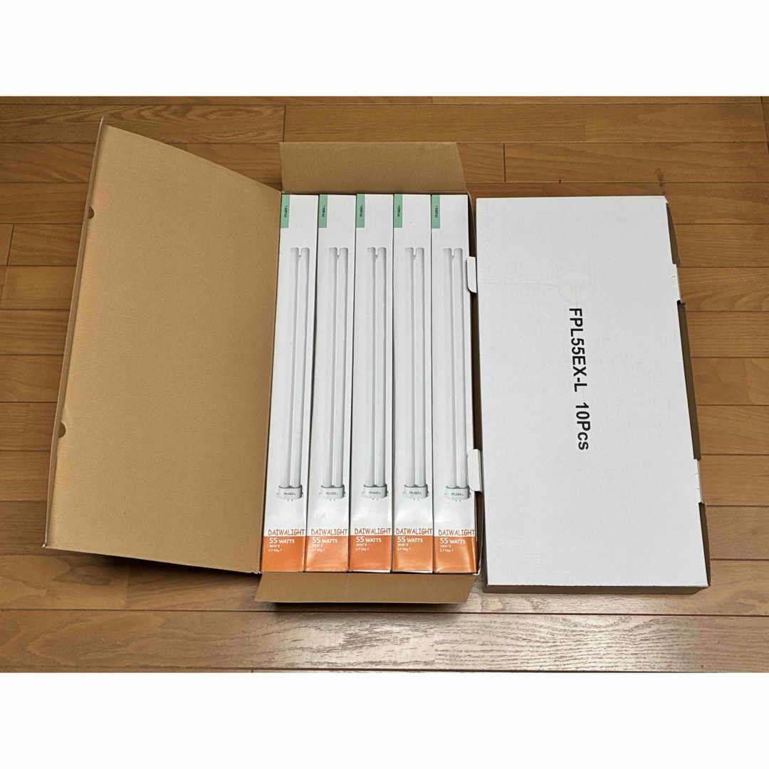 YAMATO - 激安大特価 FPL55EX-L ツイン蛍光灯 昼光色 2本ブリッジ照明