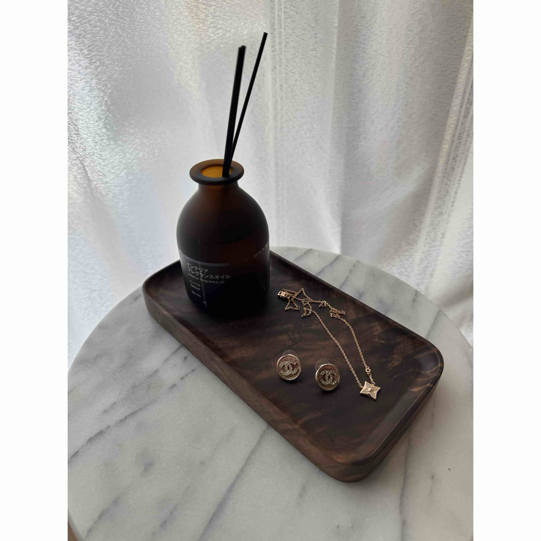 北米ブラックウォルナット 木製トレイ 2枚