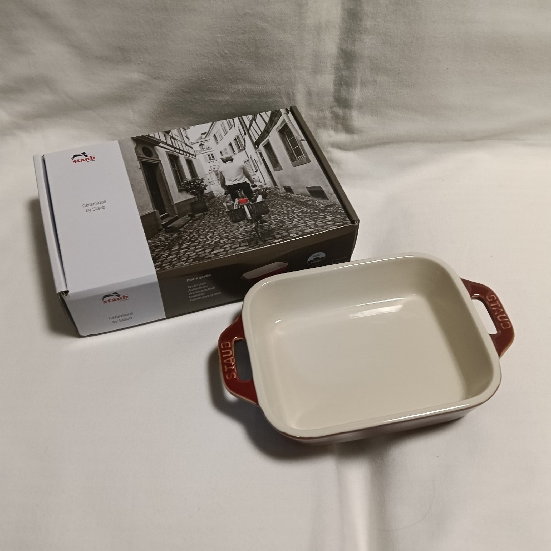 STAUB - 週末値 Staub 鋳鉄鍋とグラタン皿 バッラリーニ フライパン