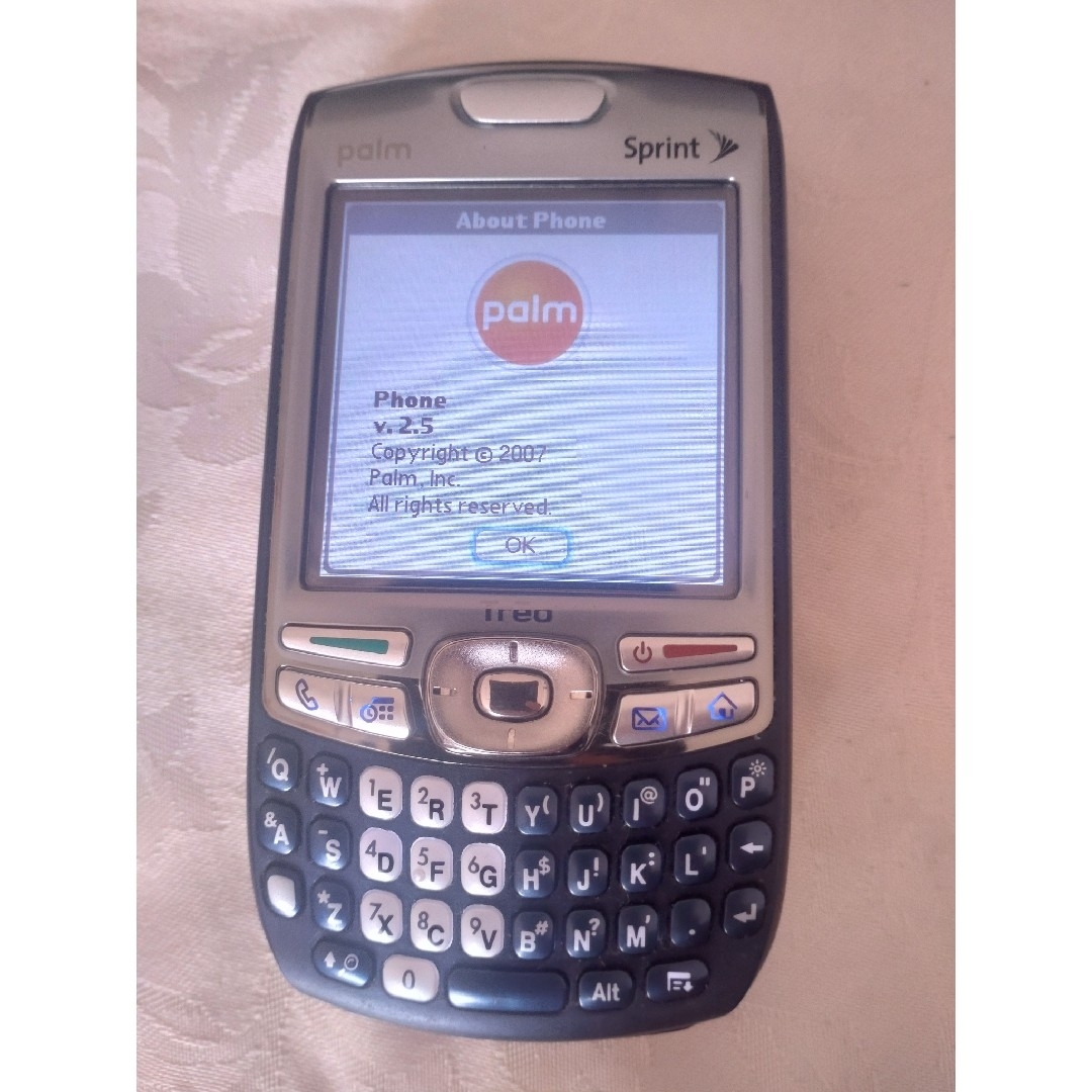 廃盤品】Palm Treo 755p （Sprint）