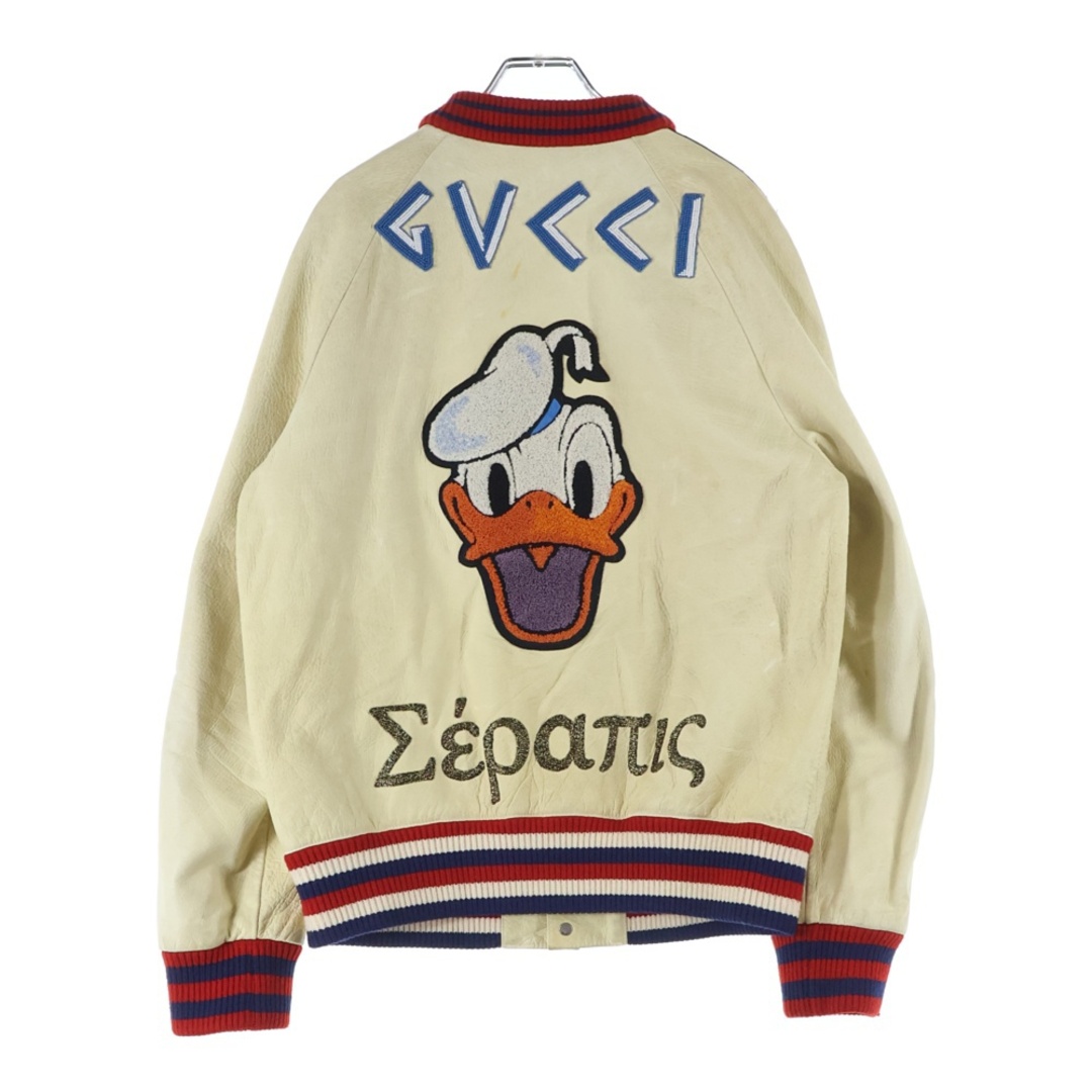 GUCCI - GUCCI グッチ ×DISNEY ドナルド レザースタジャン ジャケット