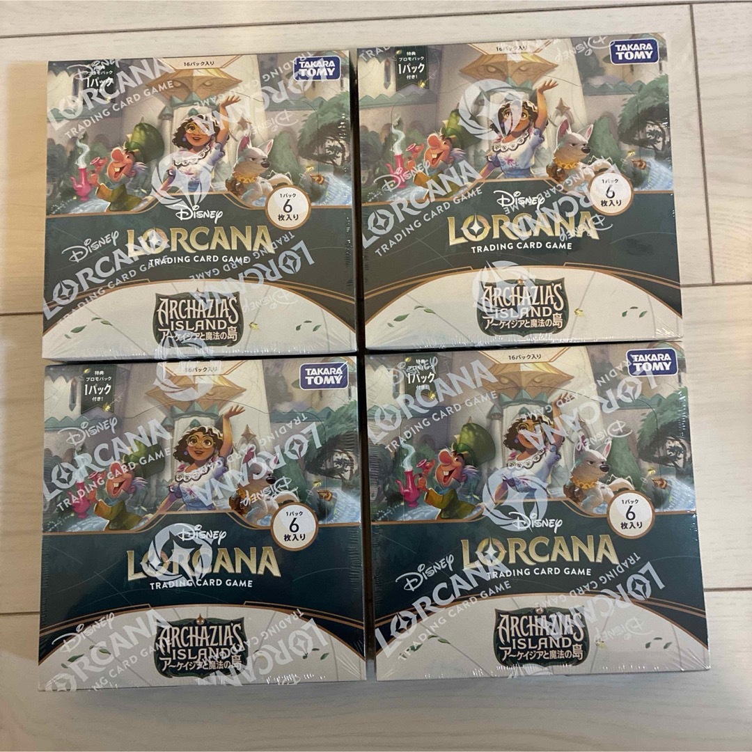 ディズニー ロルカナTCG アーケイジアと魔法の島 シュリンク付き