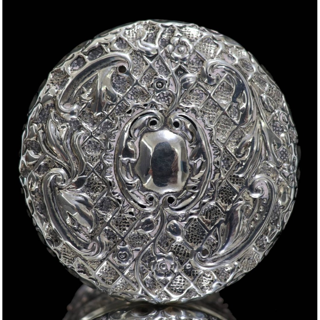 Baccarat - オールド・バカラ レア ディアマン・ピエーリー 蓋物 銀