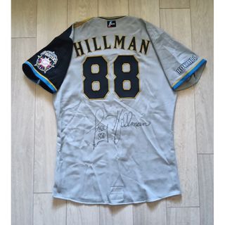DESCENTE - 【実使用 サイン 証明付】日本ハム ヒルマン ユニフォーム