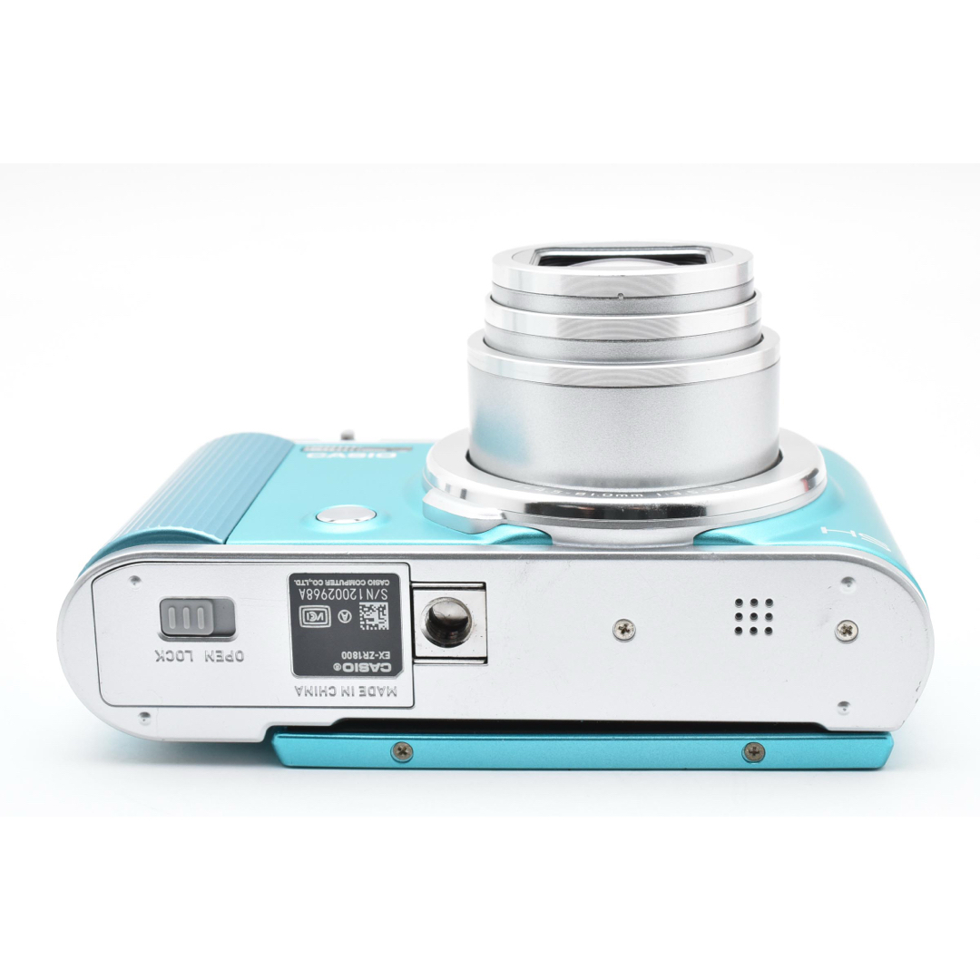 CASIO - 美品 Casio exilim EX-ZR1800 コンデジエメラルドブルーの通販