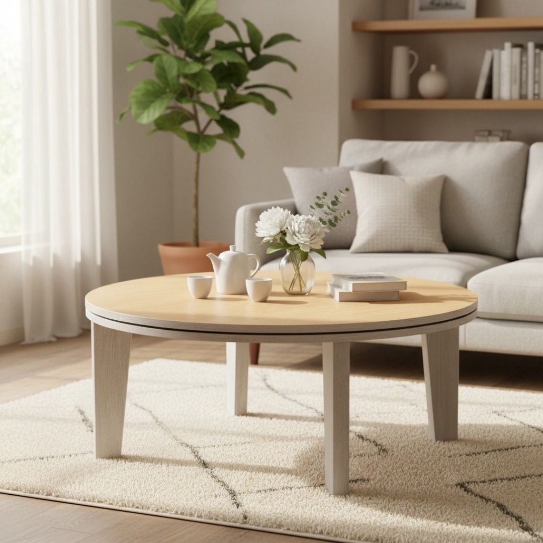 新品】円形こたつ アベルSE80 × メレンゲタッチ掛け布団 190cmの通販