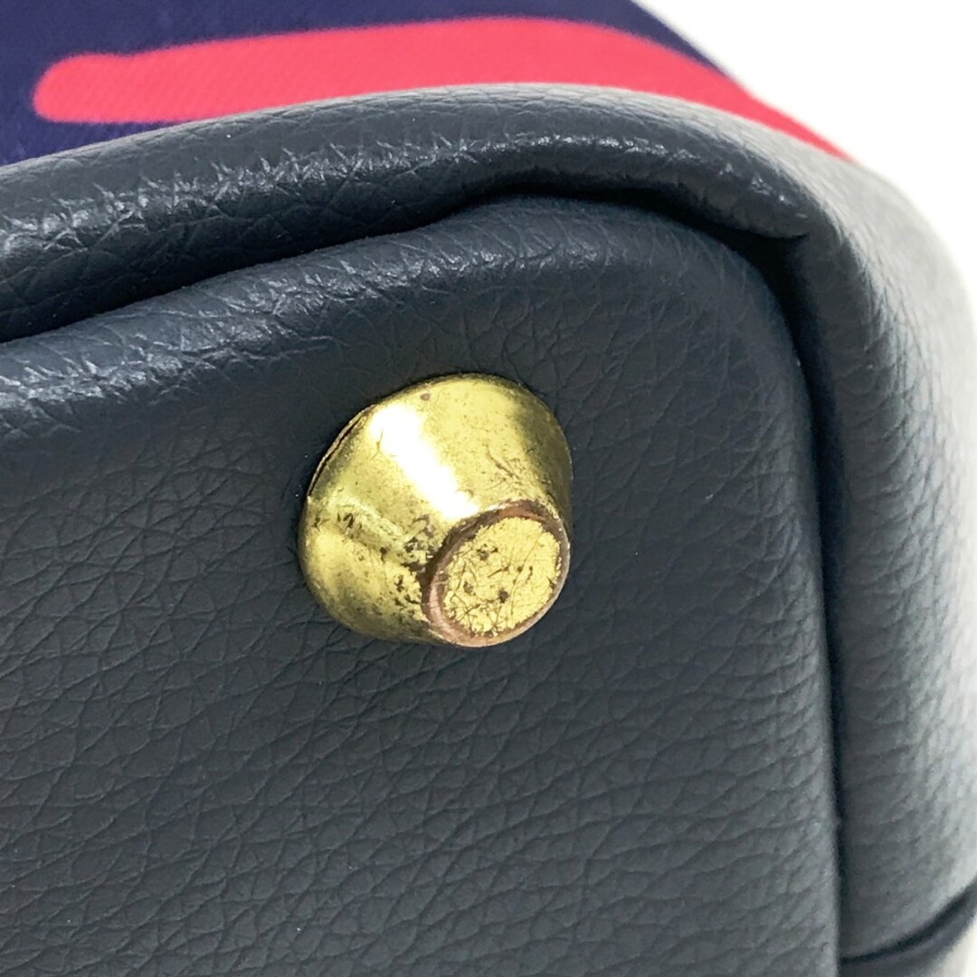 V12 ヴィトゥエルヴ カートバッグ カモフラ 迷彩柄 ネイビー系