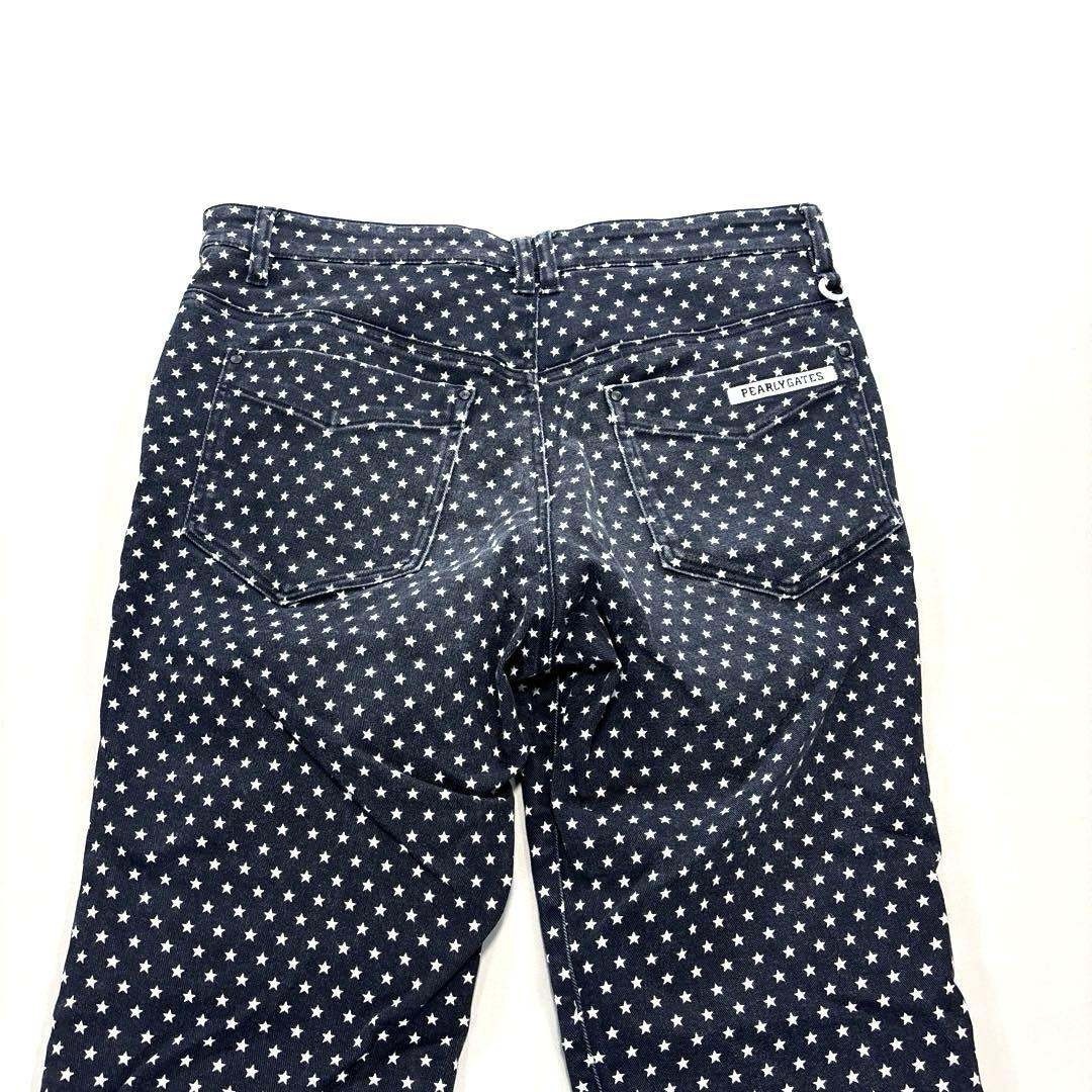 PEARLY GATES - パーリーゲイツ ロングパンツ 5/L 総柄 スター 星