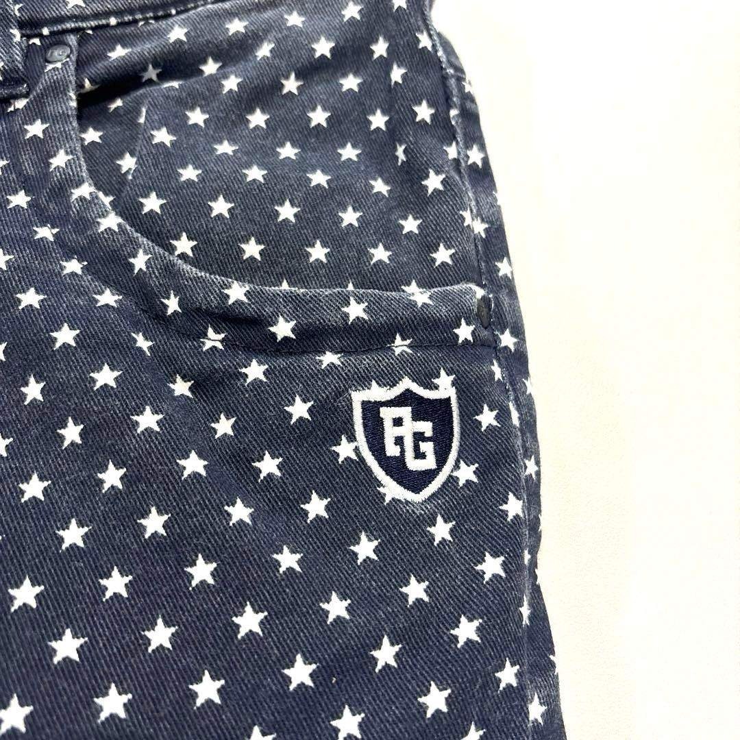 PEARLY GATES - パーリーゲイツ ロングパンツ 5/L 総柄 スター 星