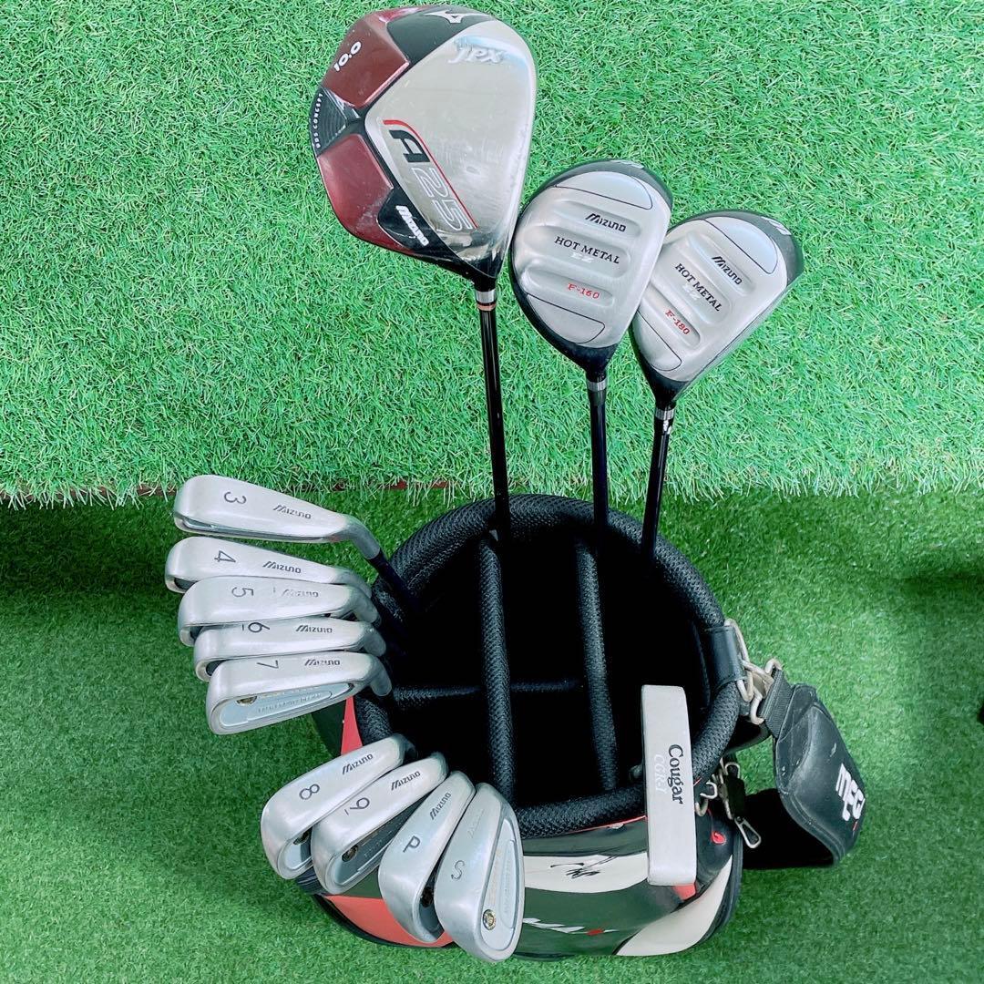 ミズノ JPX A25 ゼファー ゴルフクラブ メンズセット 初心者 N2091の