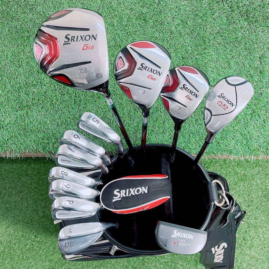 スリクソン GiE ツアーステージ ゴルフクラブ メンズセット N2069の