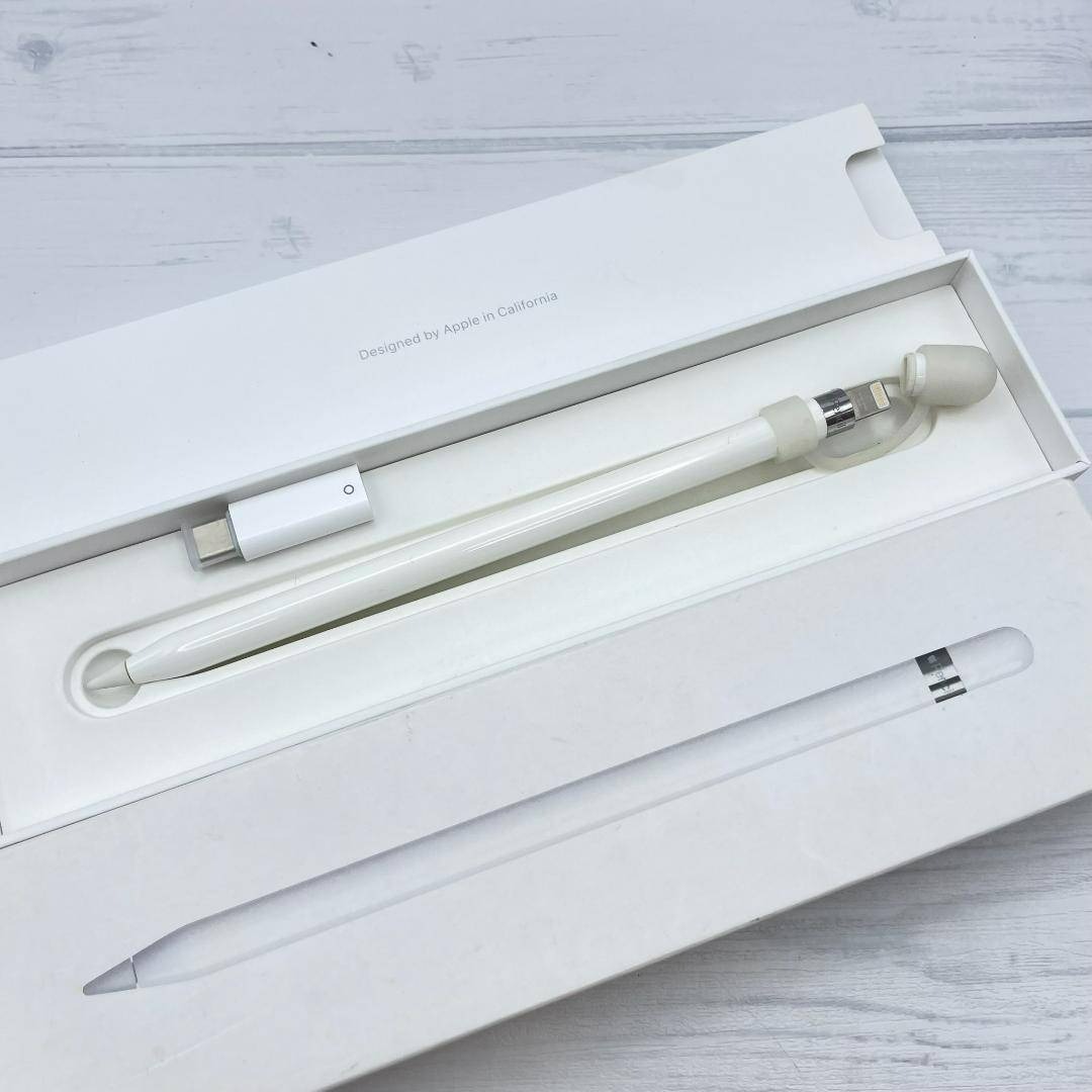 Apple - 動作確認済み！【美品】Apple Pencil 第一世代 本体＋アダプタ