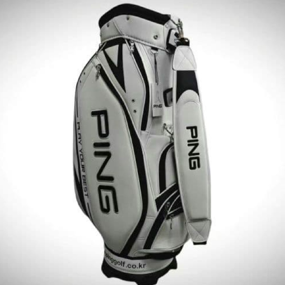 ゴルフ キャディバッグ ホワイト 新品047