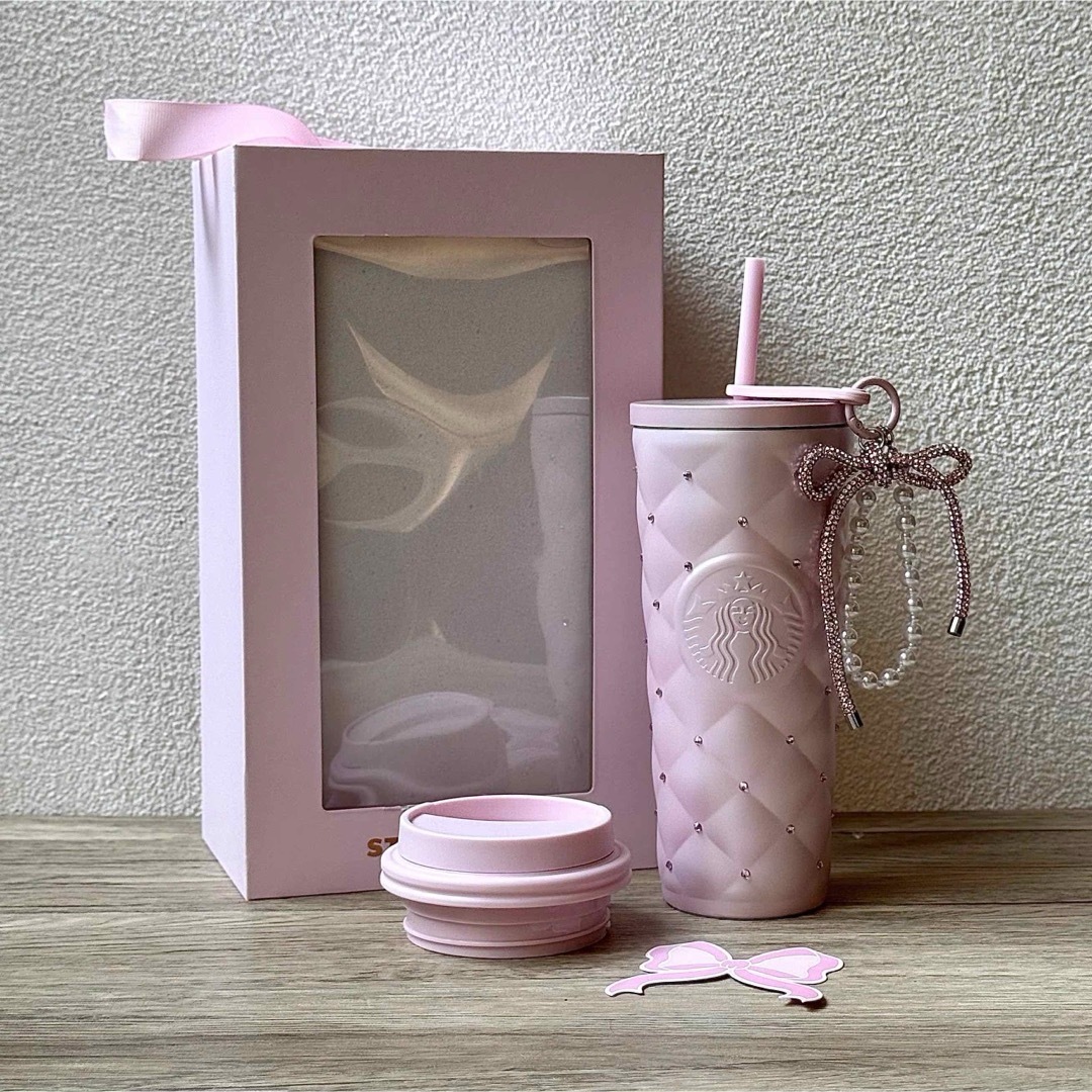 中国スターバックス ステンレスタンブラー ラインストーン