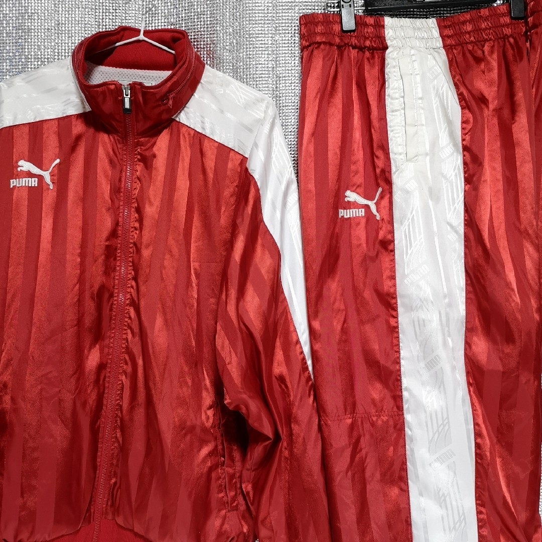 PUMA - サッカー部 プーマ ウインドブレーカー シャドーストライプ