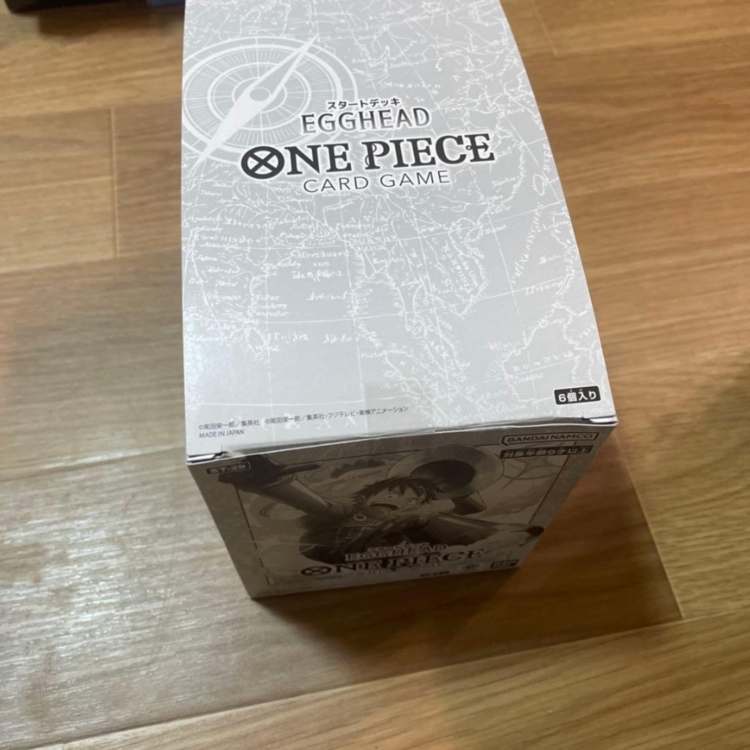 ONE PIECE - 未開封白カートン スタートデッキEGGHEAD ST-29 6個入りの