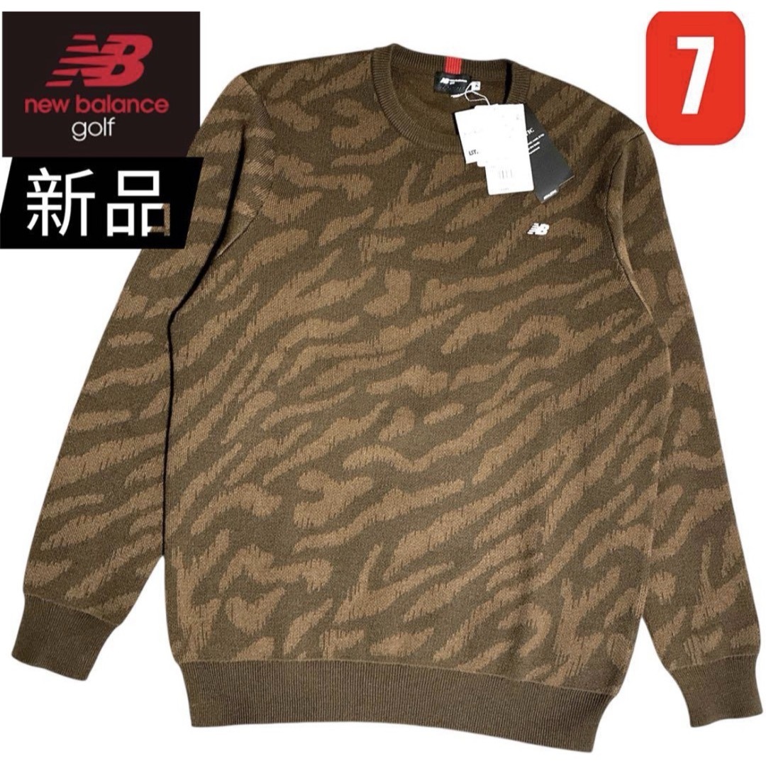 new balance golf - 新品 NEW BALANCE GOLF メンズ ゴルフニット 総柄