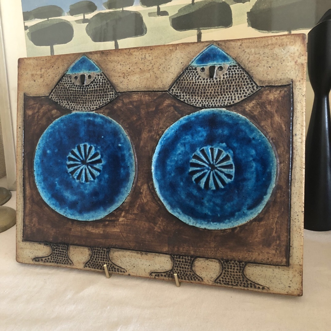 北欧 Inger Persson インガーパーソン 陶板 アンティーク