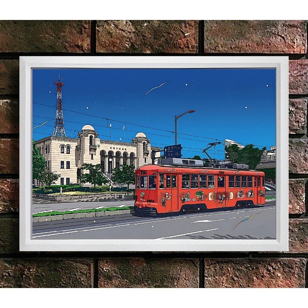 鈴木英人・豊橋・終わりなき日々【A4サイズ写真ポスターフレーム付き全